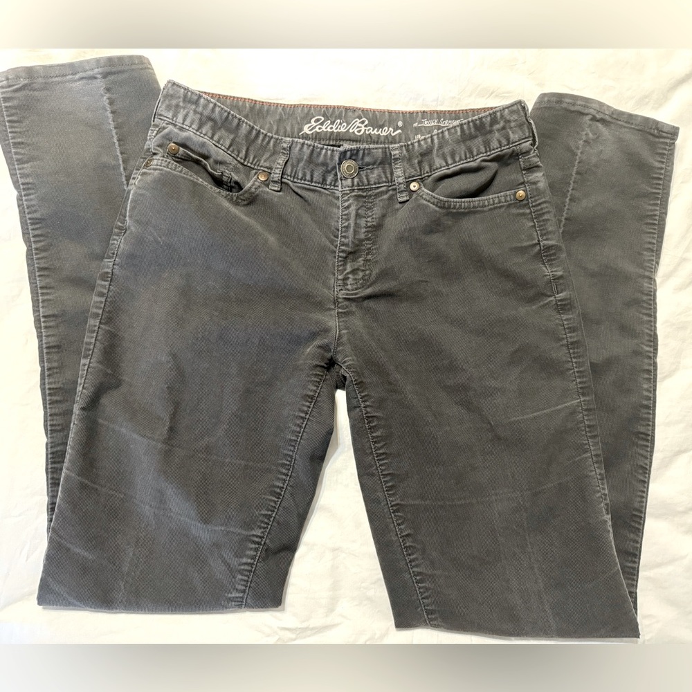 Women’s Eddie Bauer Gray Corduroy Jeans